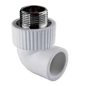 Уголок PP-R комбинированный с нар. резьбой D  20х 3/4 GRADEON (белый) thumbnail